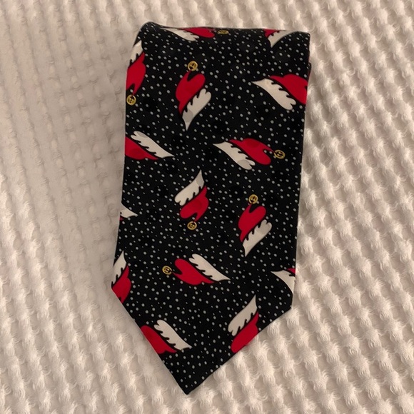 Golden Wreath Mens Christmas Tie 🎅🏻 - Picture 1 of 5